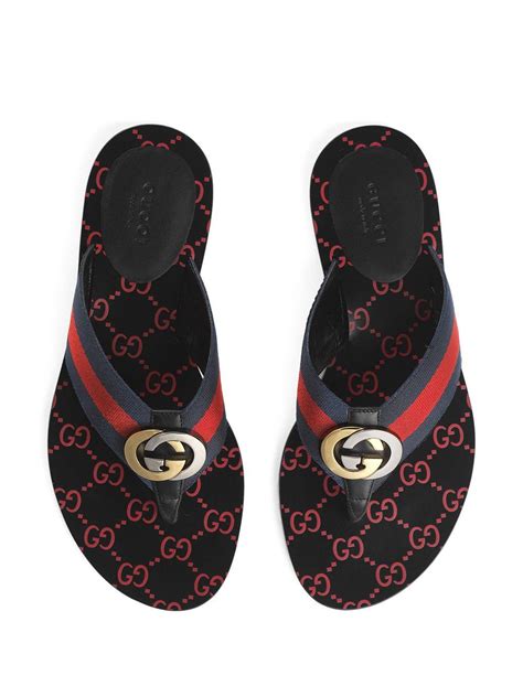 kika gg web flip flop gucci|Gucci Kika GG Web Flip Flop .